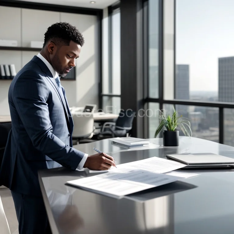 Équipe de consultants fiscaux